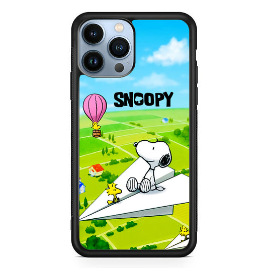 Snoopy Flying Moments With Woodstock iPhone 14 Pro Case