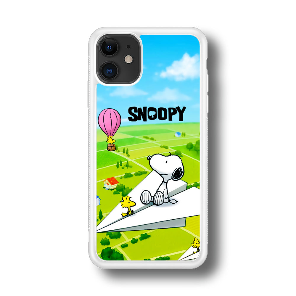 Snoopy Flying Moments With Woodstock iPhone 11 Case