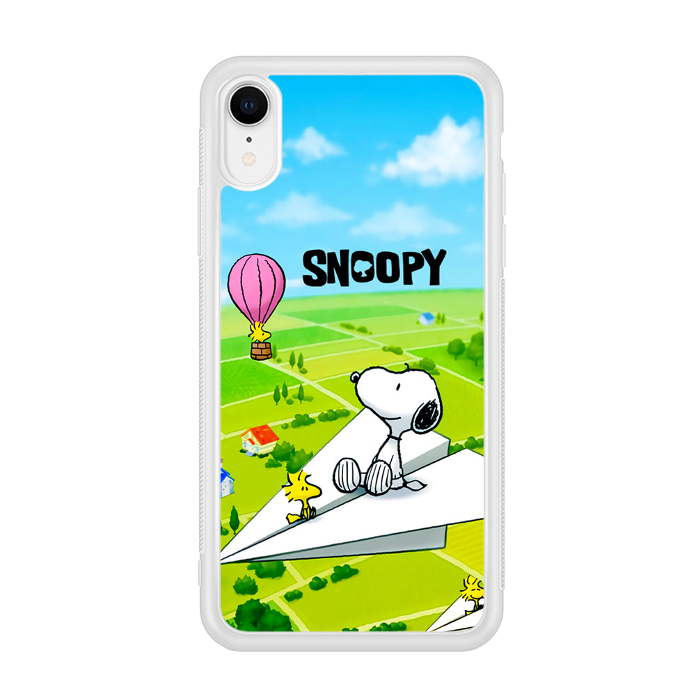 Snoopy Flying Moments With Woodstock iPhone XR Case