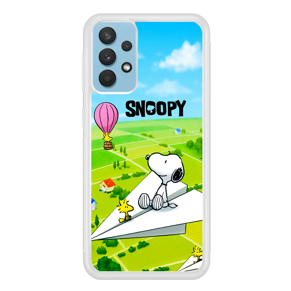 Snoopy Flying Moments With Woodstock Samsung Galaxy A32 Case