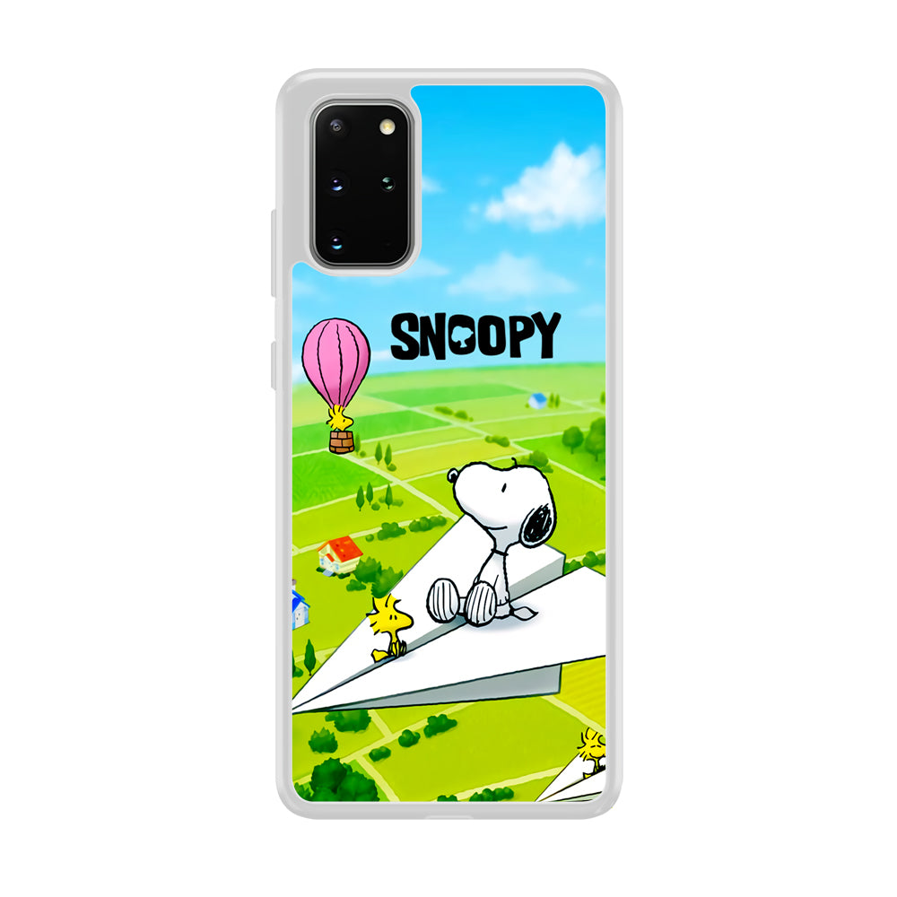 Snoopy Flying Moments With Woodstock Samsung Galaxy S20 Plus Case