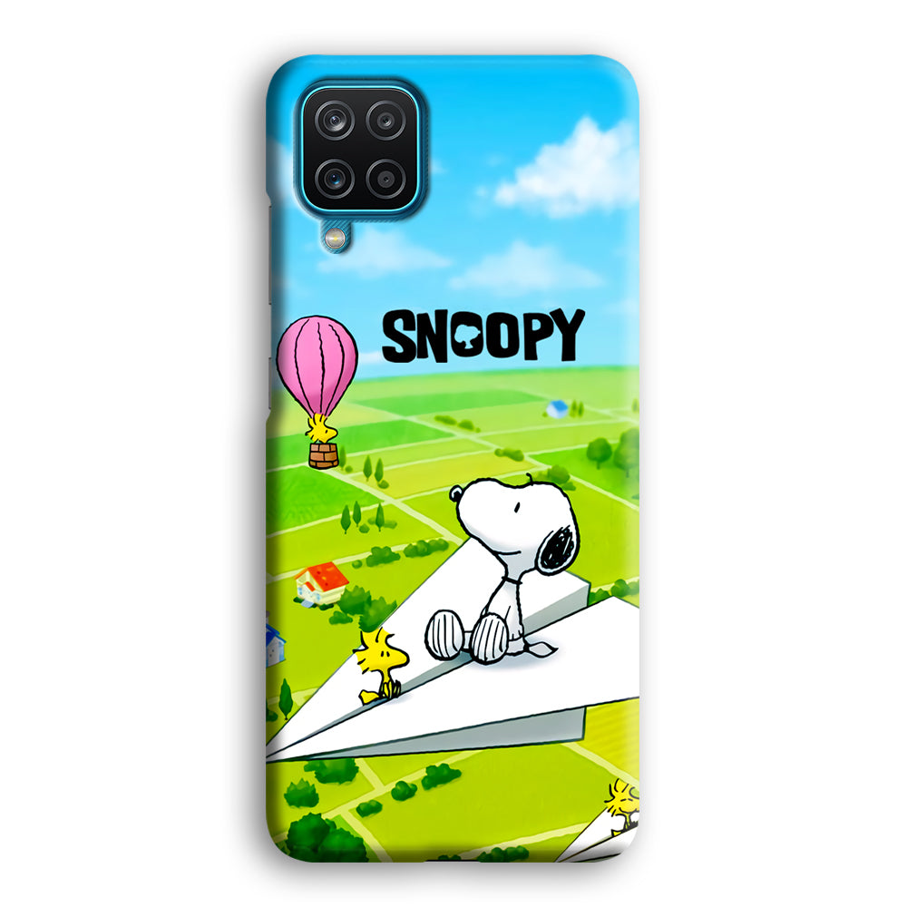 Snoopy Flying Moments With Woodstock Samsung Galaxy A12 Case