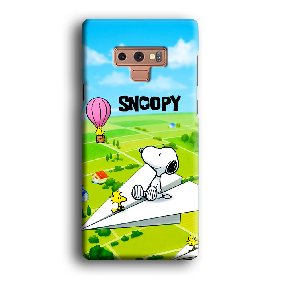 Snoopy Flying Moments With Woodstock Samsung Galaxy Note 9 Case