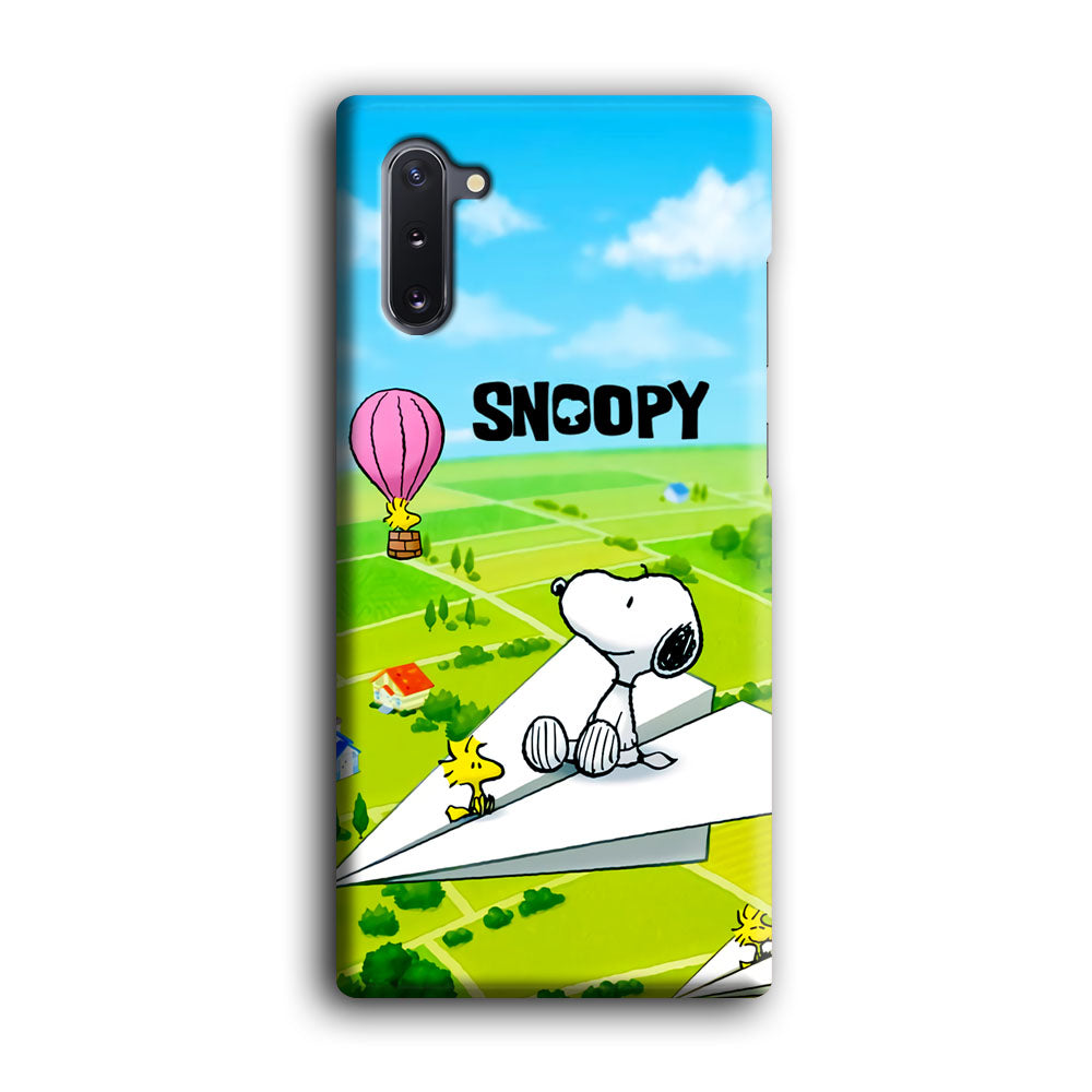 Snoopy Flying Moments With Woodstock Samsung Galaxy Note 10 Case