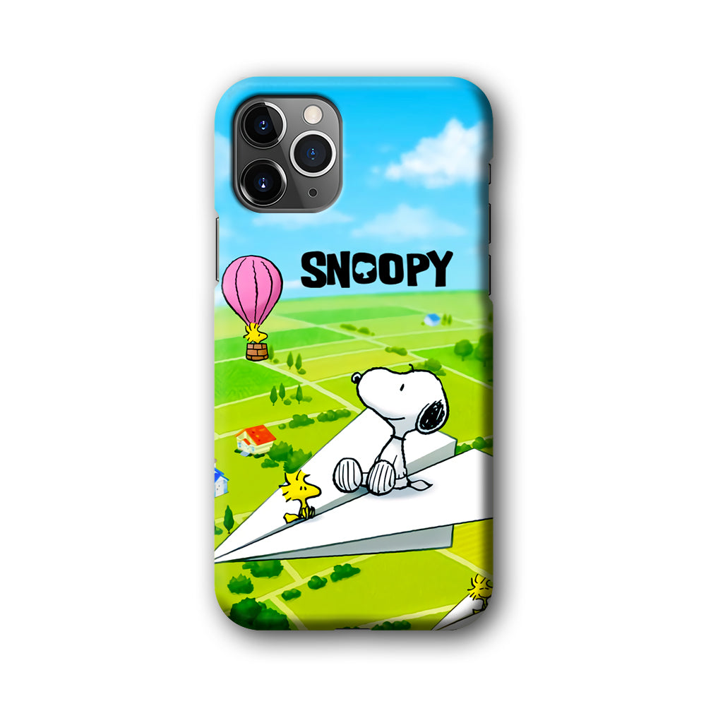 Snoopy Flying Moments With Woodstock iPhone 11 Pro Max Case