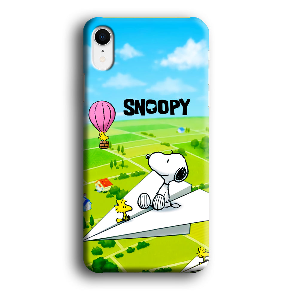 Snoopy Flying Moments With Woodstock iPhone XR Case