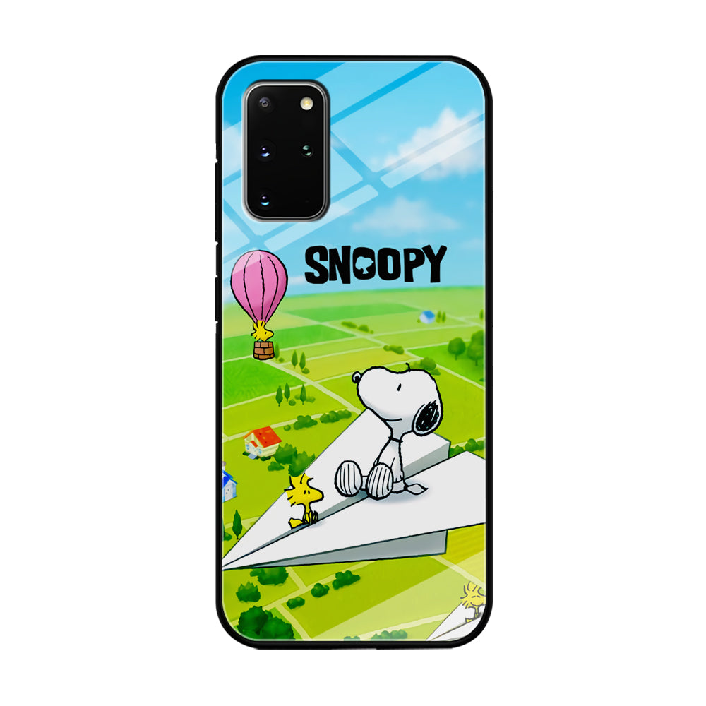 Snoopy Flying Moments With Woodstock Samsung Galaxy S20 Plus Case