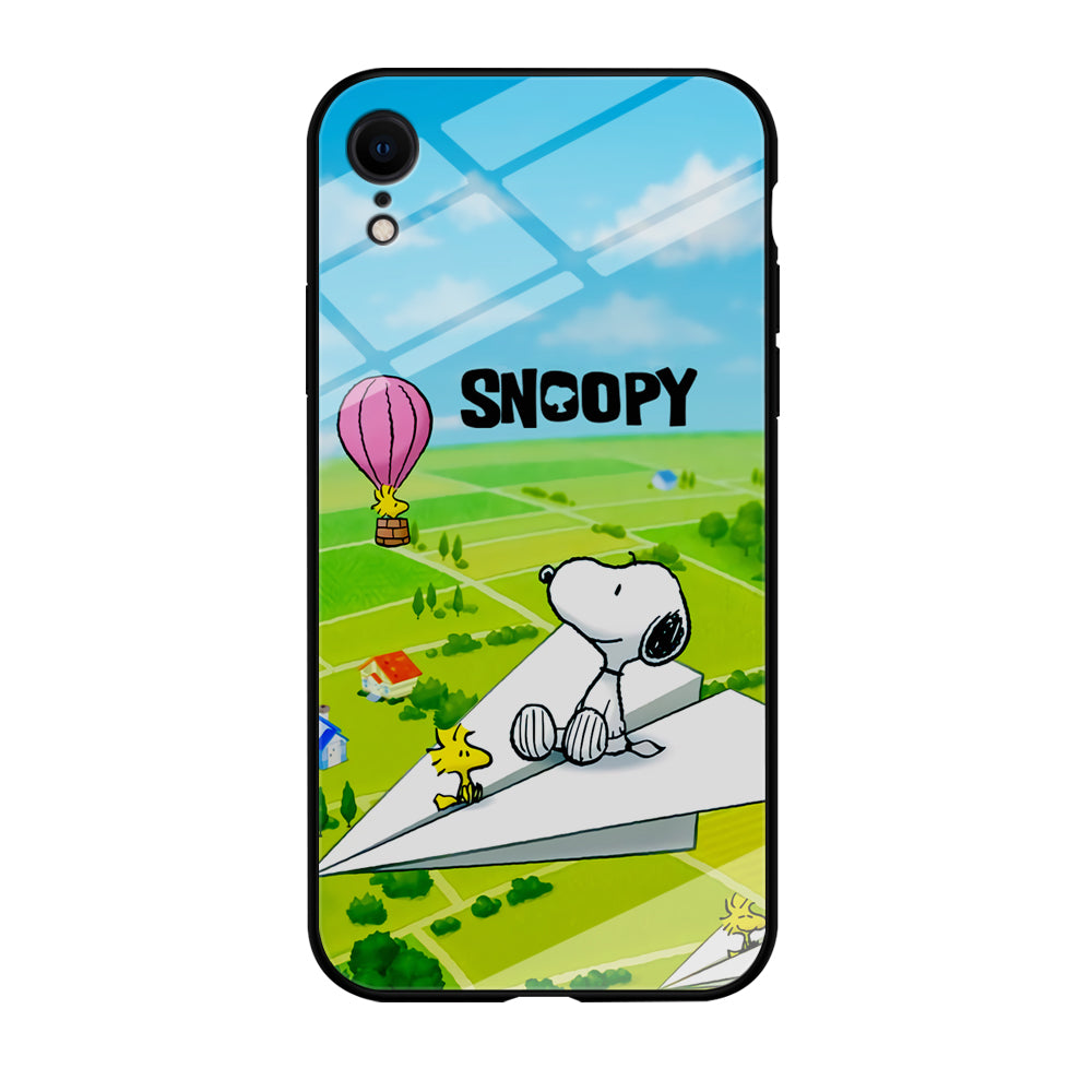 Snoopy Flying Moments With Woodstock iPhone XR Case