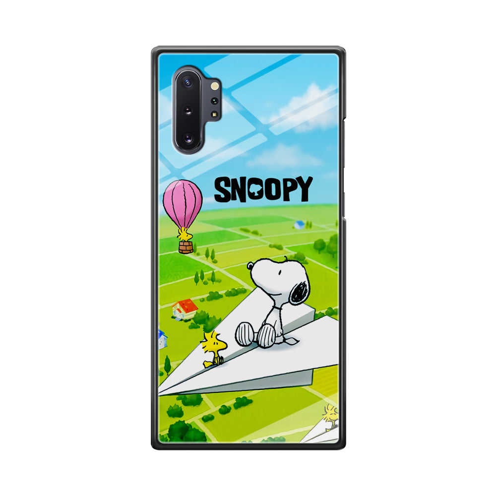 Snoopy Flying Moments With Woodstock Samsung Galaxy Note 10 Plus Case