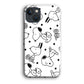 Snoopy In White iPhone 15 Case