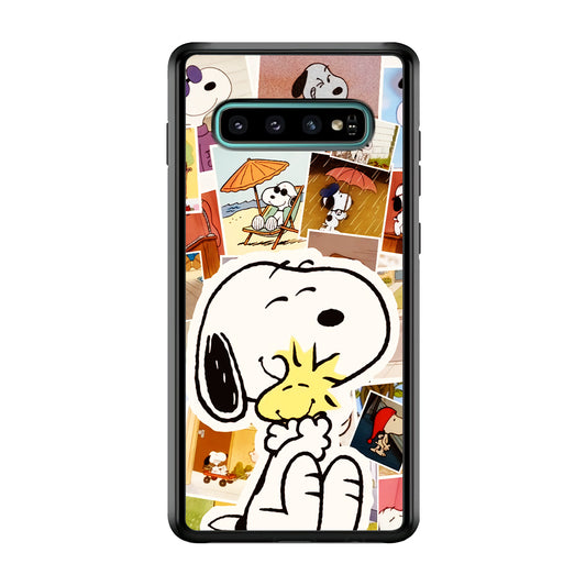 Snoopy Moment Aesthetic Samsung Galaxy S10 Plus Case