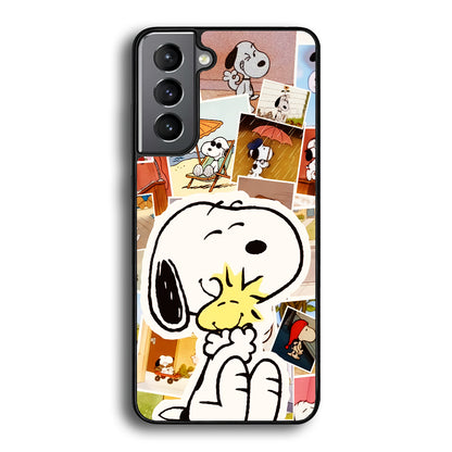 Snoopy Moment Aesthetic Samsung Galaxy S21 Case