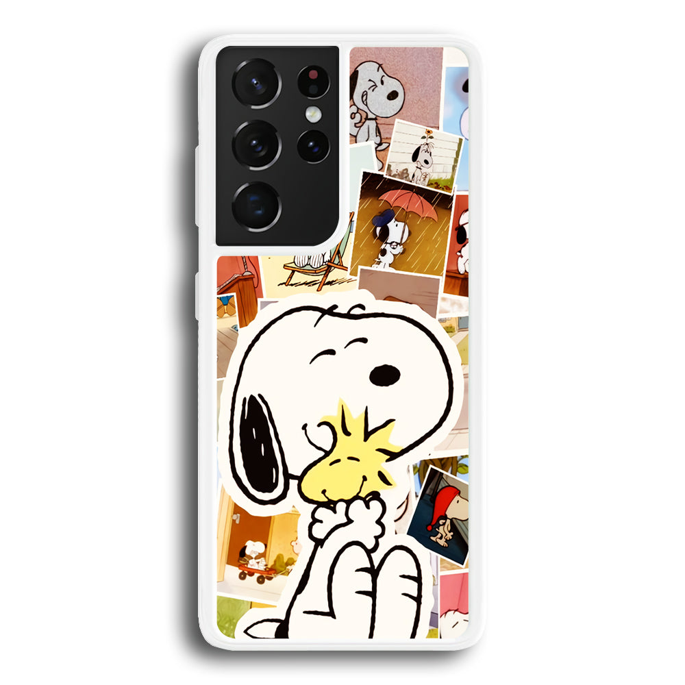 Snoopy Moment Aesthetic Samsung Galaxy S21 Ultra Case ezzyst