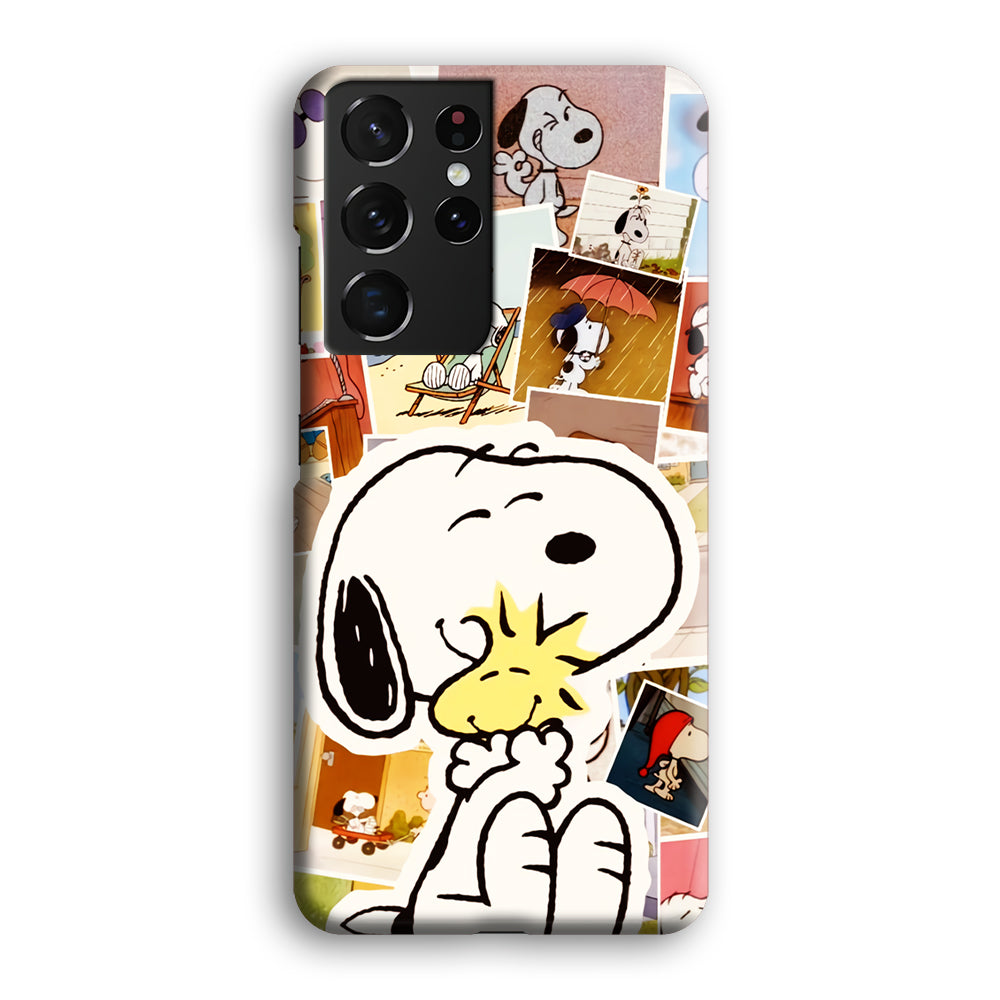 Snoopy Moment Aesthetic Samsung Galaxy S21 Ultra Case