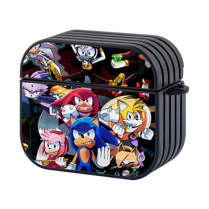 Sonic All Character Hard Plastic Case Cover For Apple Airpods 3