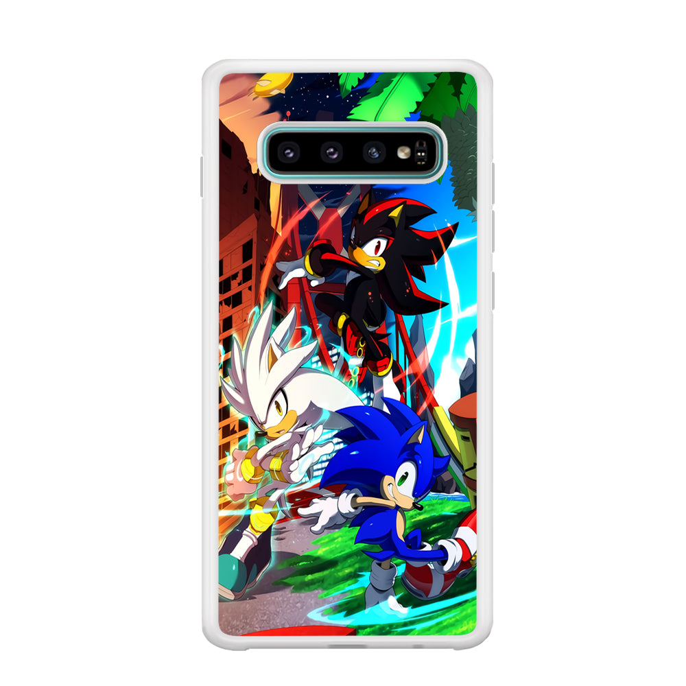 Sonic And Team Battle Mode Samsung Galaxy S10 Plus Case