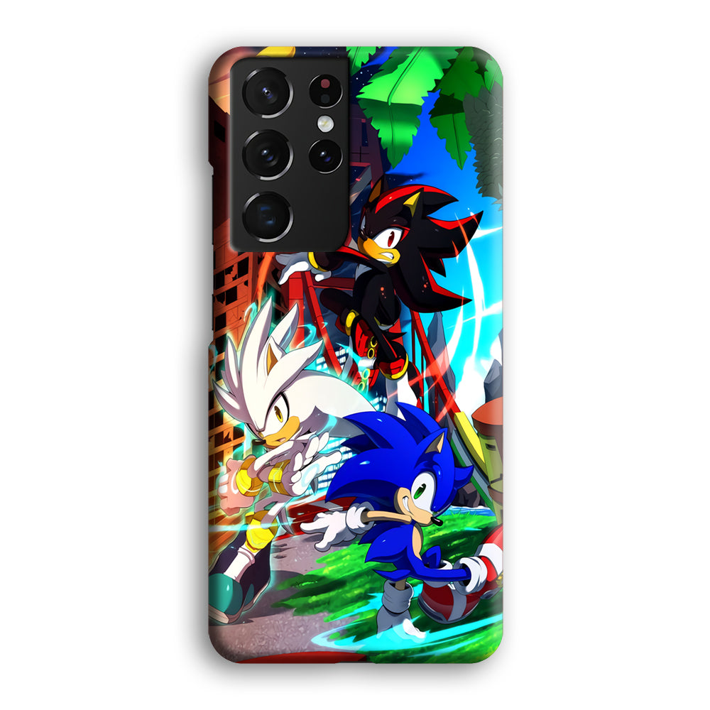 Sonic And Team Battle Mode Samsung Galaxy S21 Ultra Case