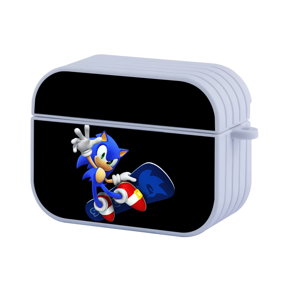 Sonic Skate Style Hard Plastic Case Cover For Apple Airpods Pro