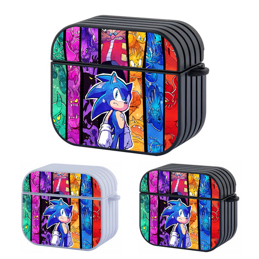 Sonic X Villains Hard Plastic Case Cover For Apple Airpods 3
