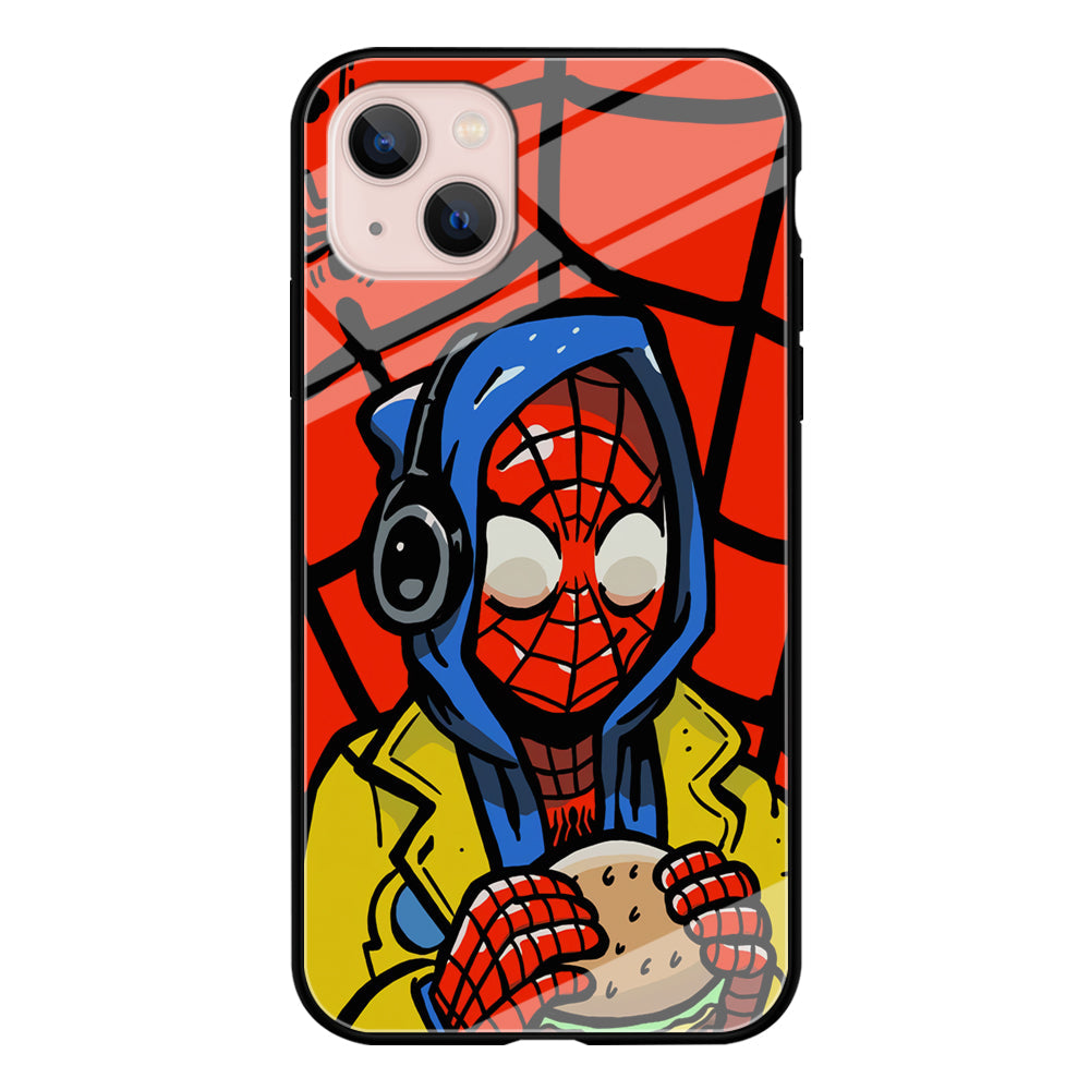 Spiderman Burger Lunch iPhone 15 Case