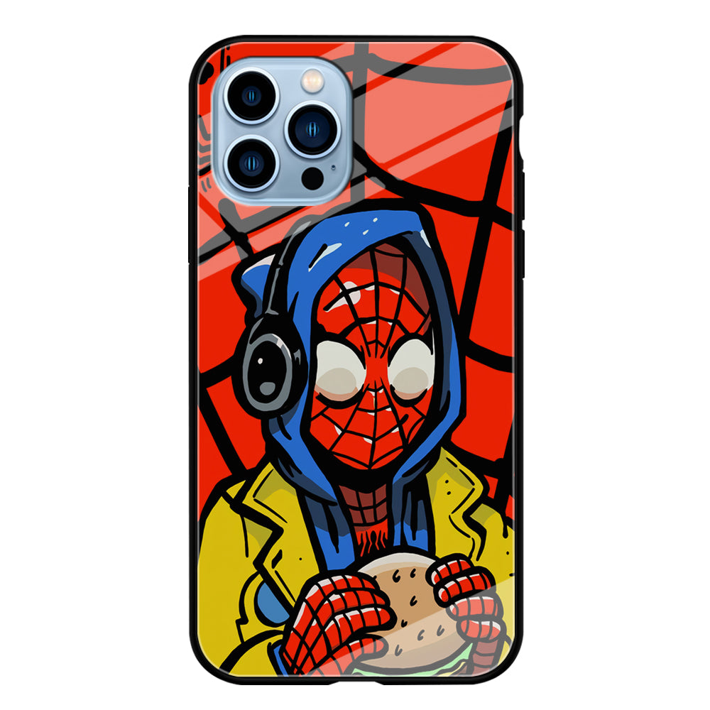 Spiderman Burger Lunch iPhone 15 Pro Max Case