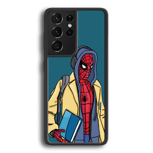 Spiderman Student Samsung Galaxy S23 Ultra Case - Ezzystore