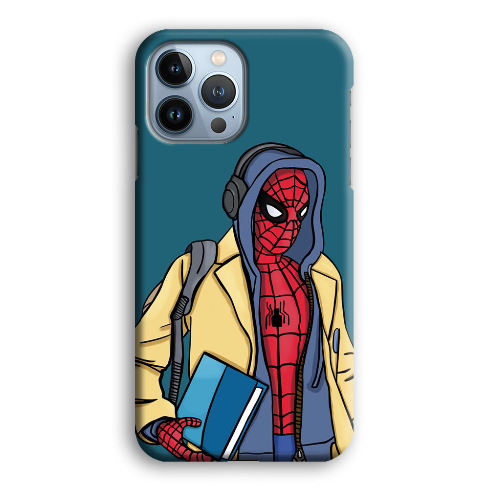 Spiderman Student iPhone 15 Pro Max Case