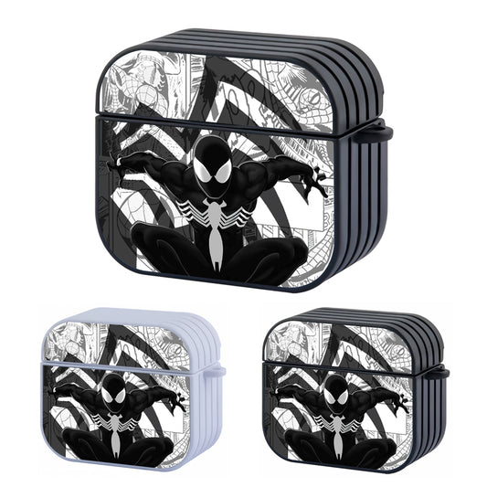 Spiderman Symbiote Merging Mode Hard Plastic Case Cover For Apple Airpods 3