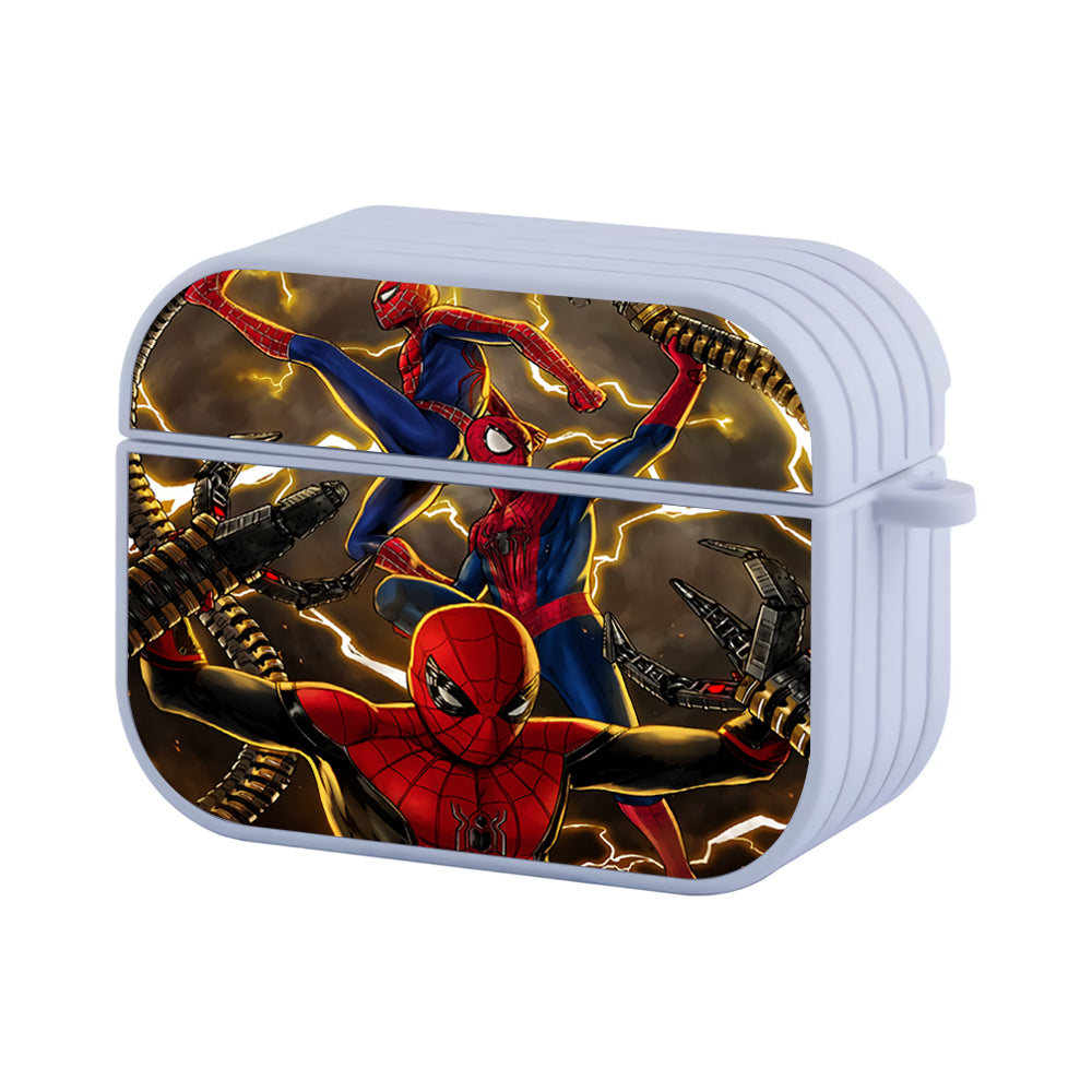 Spiderman VS Octopus Hard Plastic Case Cover For Apple Airpods Pro