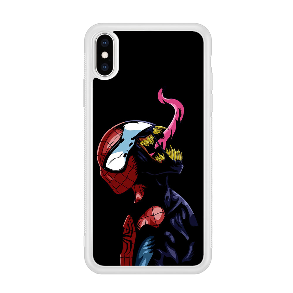 Spiderman x Venom Combination iPhone XS Case