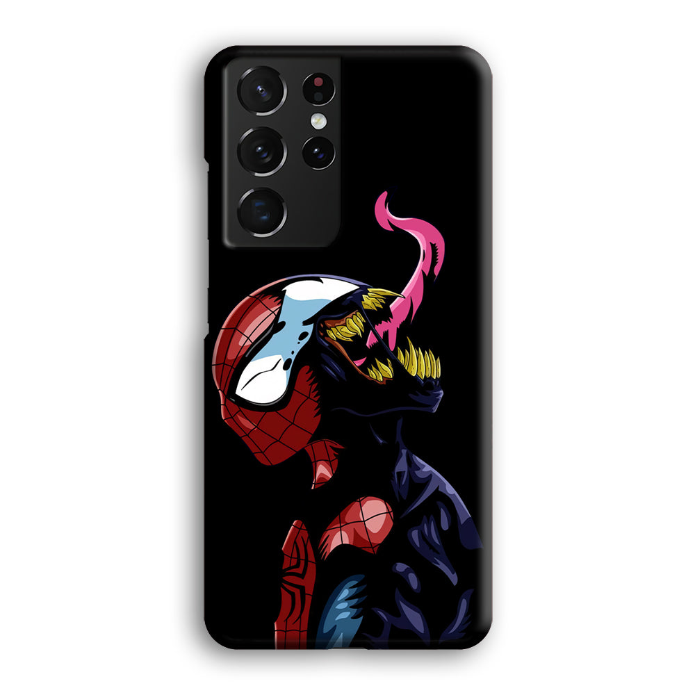 Spiderman x Venom Combination Samsung Galaxy S21 Ultra Case