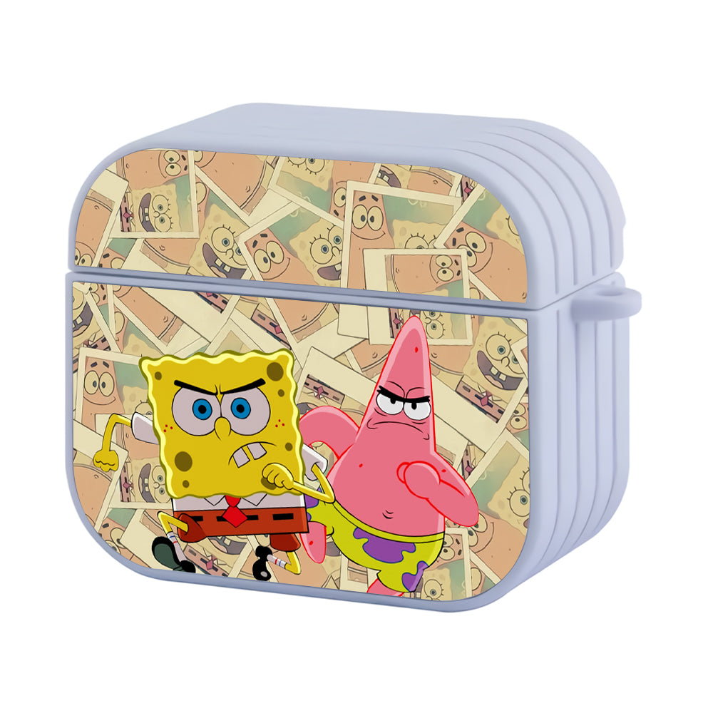 Spongebob And Patrick Best Friend Hard Plastic Case Cover For Apple Airpods 3