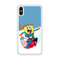 Spongebob And Patrick Ice Skiing iPhone X Case