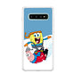 Spongebob And Patrick Ice Skiing Samsung Galaxy S10 Case