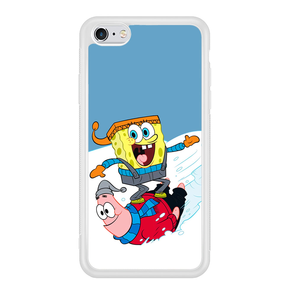 Spongebob And Patrick Ice Skiing iPhone 6 | 6s Case