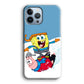 Spongebob And Patrick Ice Skiing iPhone 14 Pro Case