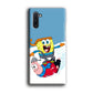 Spongebob And Patrick Ice Skiing Samsung Galaxy Note 10 Case