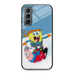 Spongebob And Patrick Ice Skiing Samsung Galaxy S21 Case