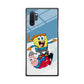 Spongebob And Patrick Ice Skiing Samsung Galaxy Note 10 Plus Case