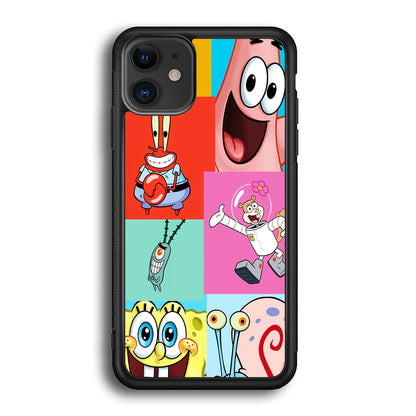 Spongebob Collage Character iPhone 12 Case