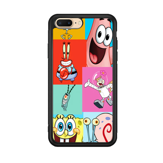 Spongebob Collage Character iPhone 8 Plus Case