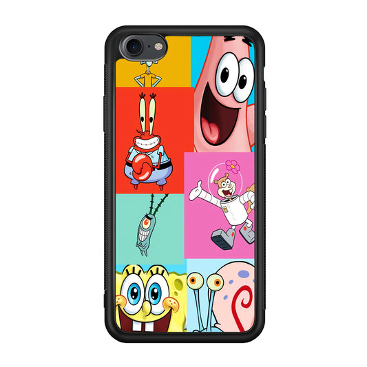 Spongebob Collage Character iPhone 7 Case