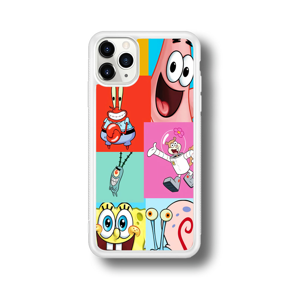 Spongebob Collage Character iPhone 11 Pro Max Case