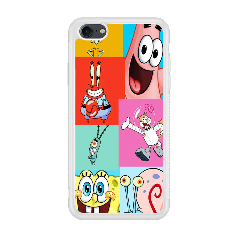 Spongebob Collage Character iPhone 8 Case