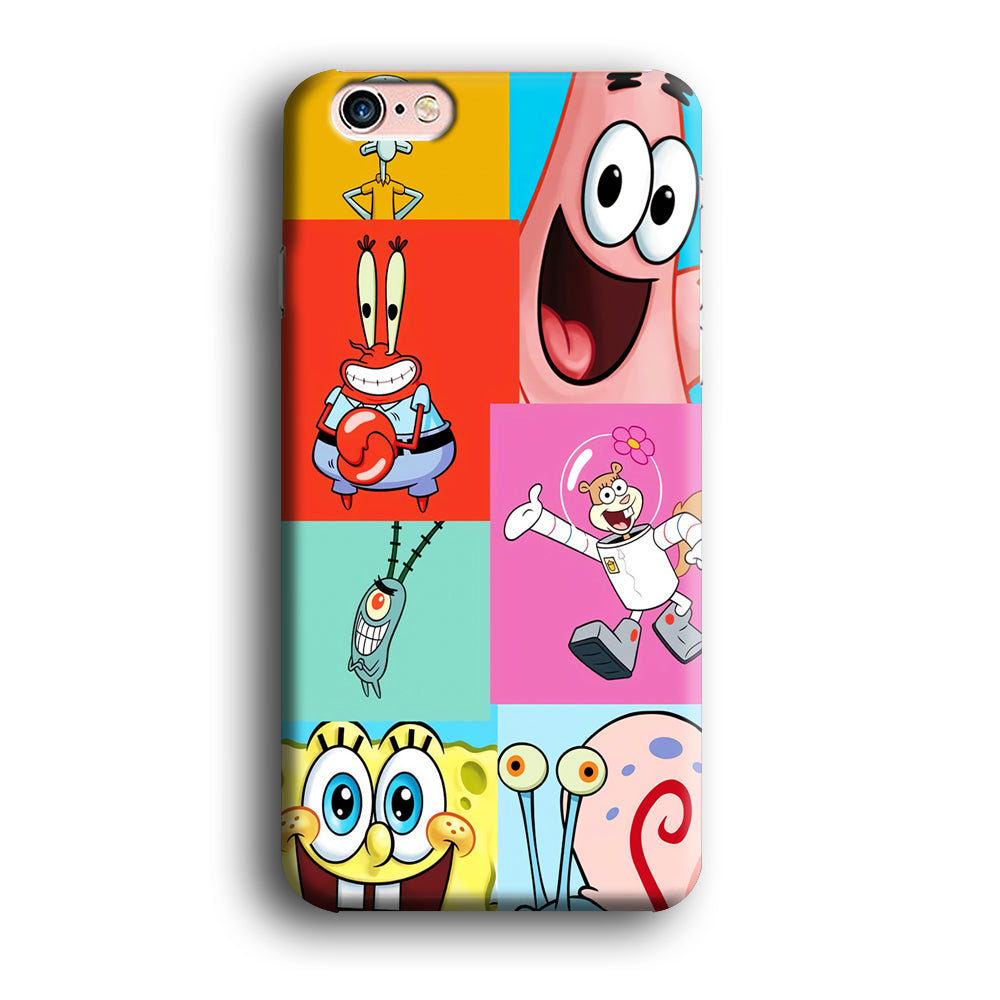 Spongebob Collage Character iPhone 6 Plus | 6s Plus Case
