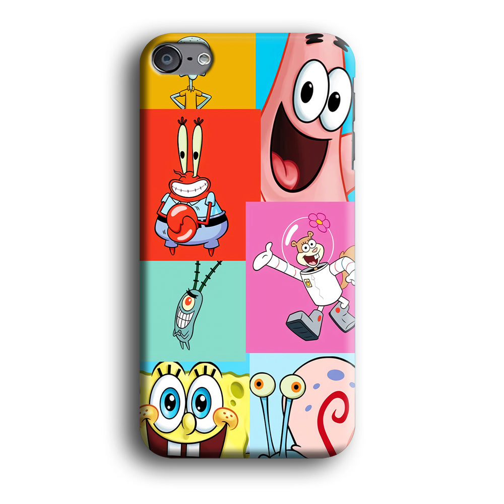 Spongebob Collage Character iPod Touch 6 Case