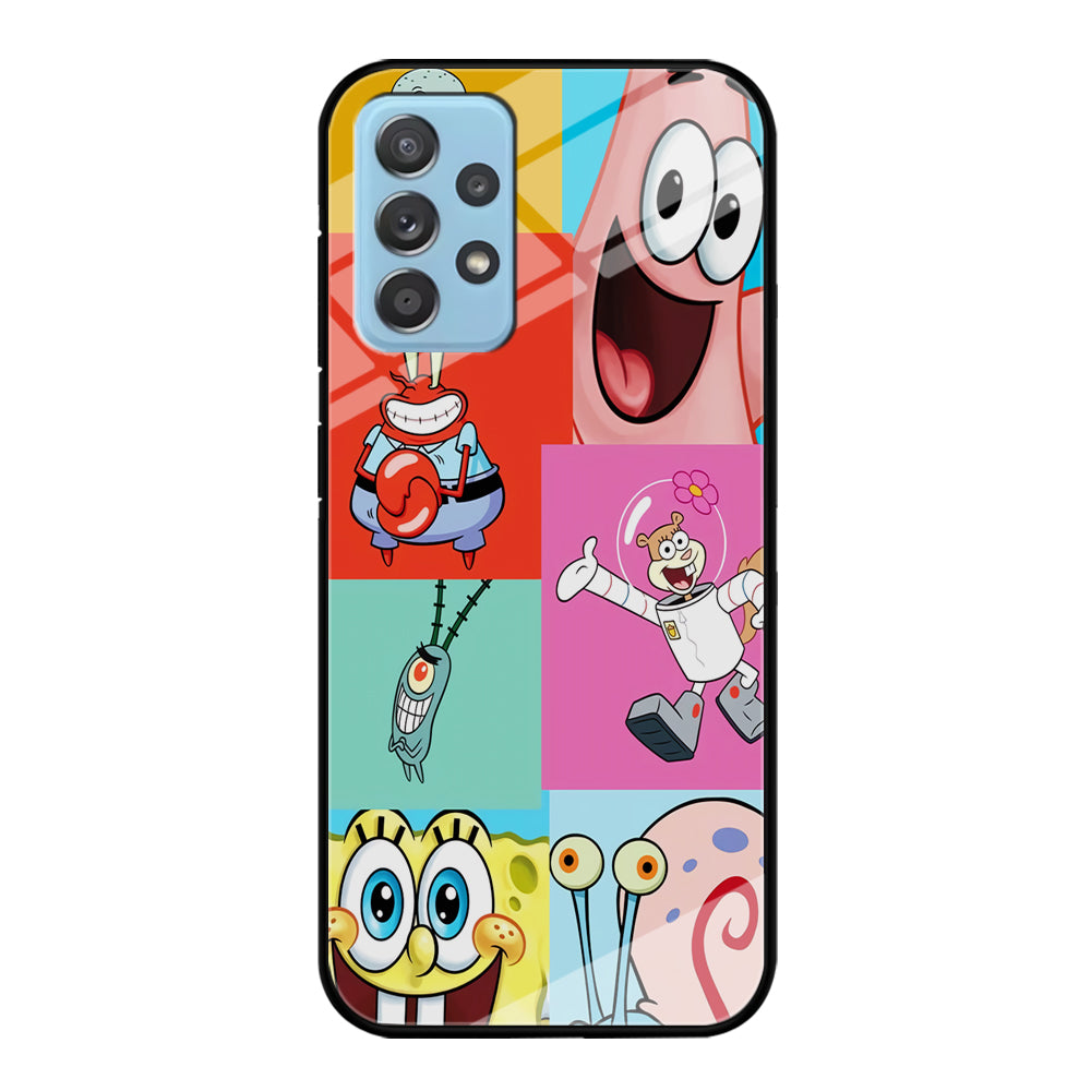 Spongebob Collage Character Samsung Galaxy A52 Case