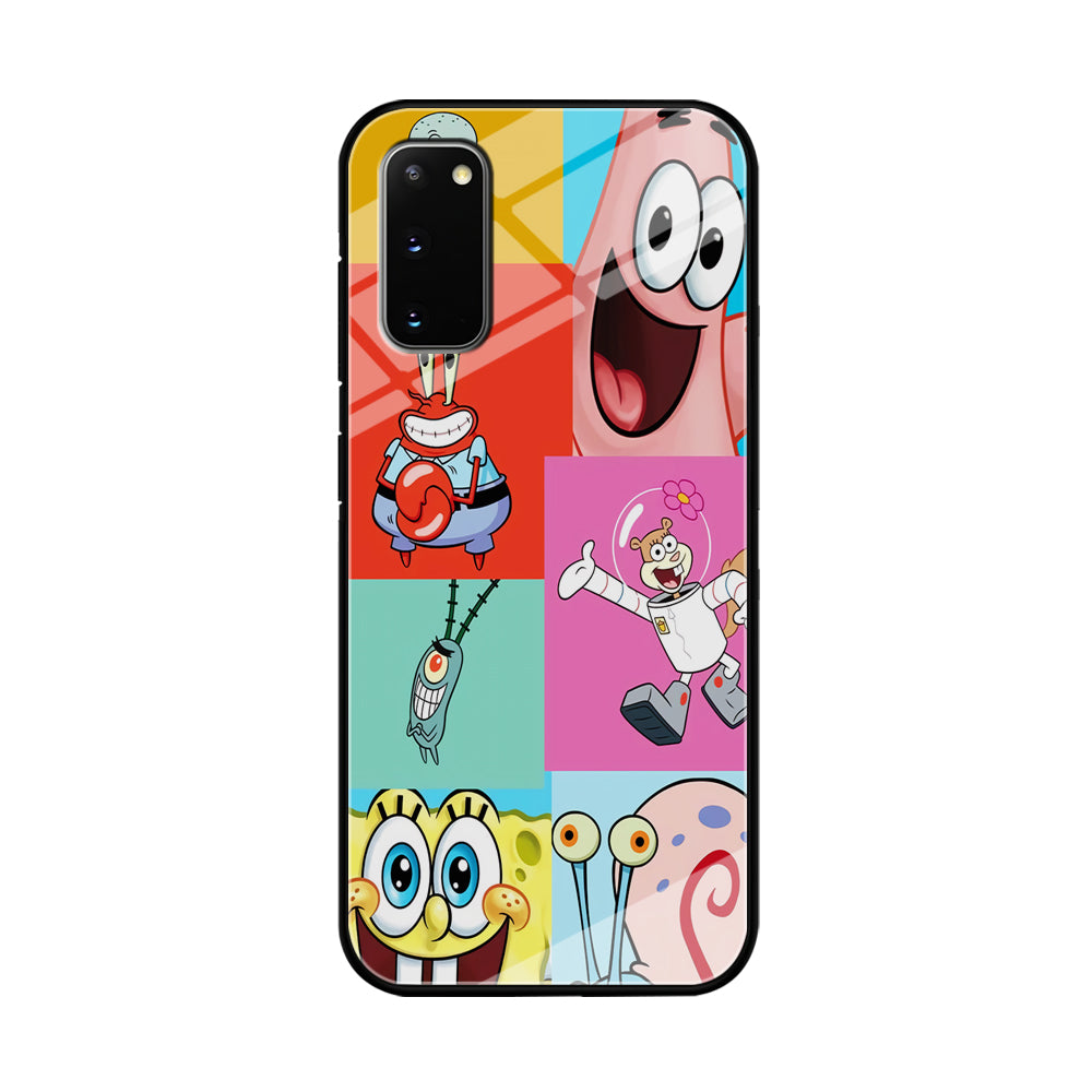 Spongebob Collage Character Samsung Galaxy S20 Case