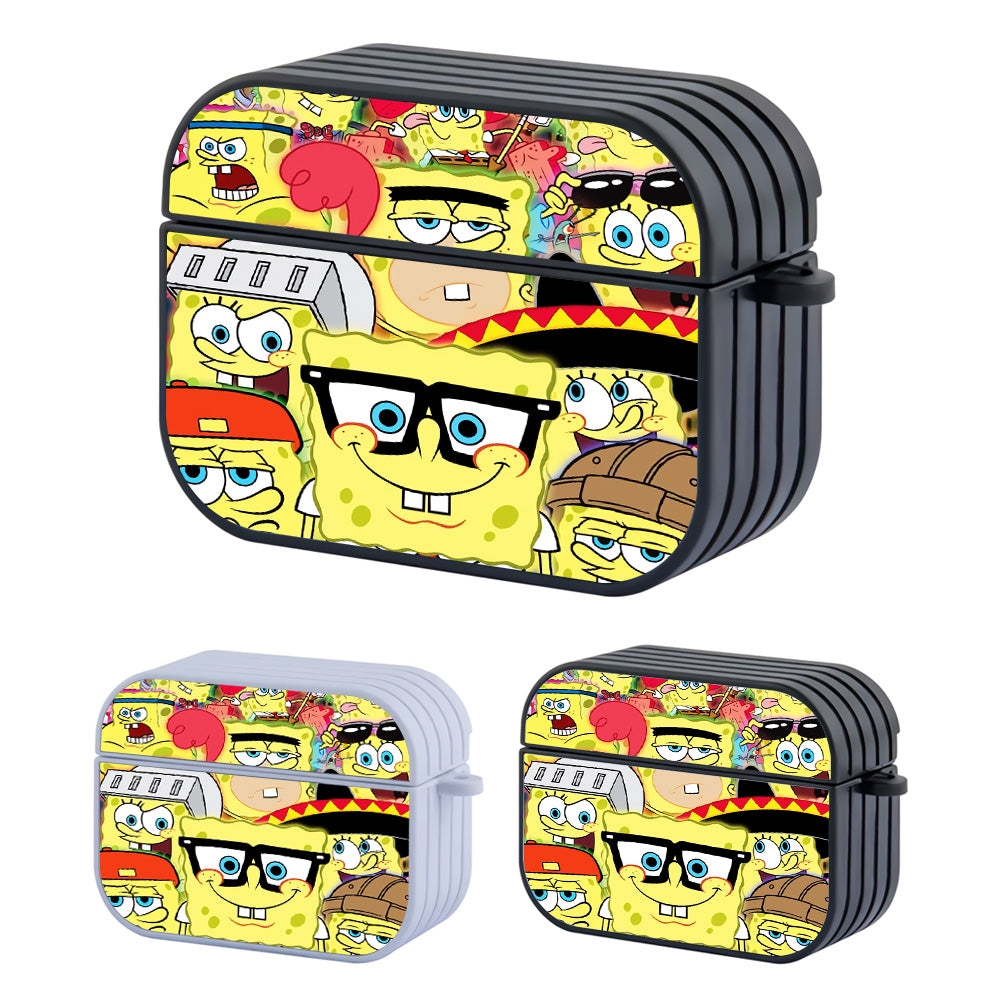 Spongebob Cosplay Hard Plastic Case Cover For Apple Airpods Pro