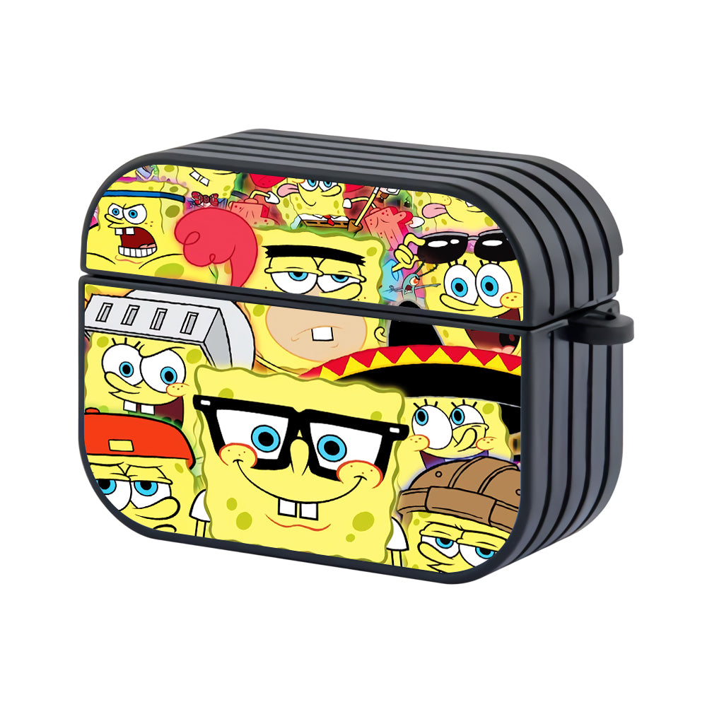 Spongebob Cosplay Hard Plastic Case Cover For Apple Airpods Pro